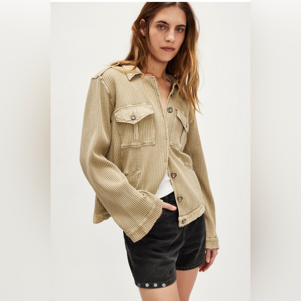 FP One Logan Thermal Jacket in Green Tea Leaves